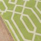 Momeni Baja 8"6" x 13" Green Area Rug, , large