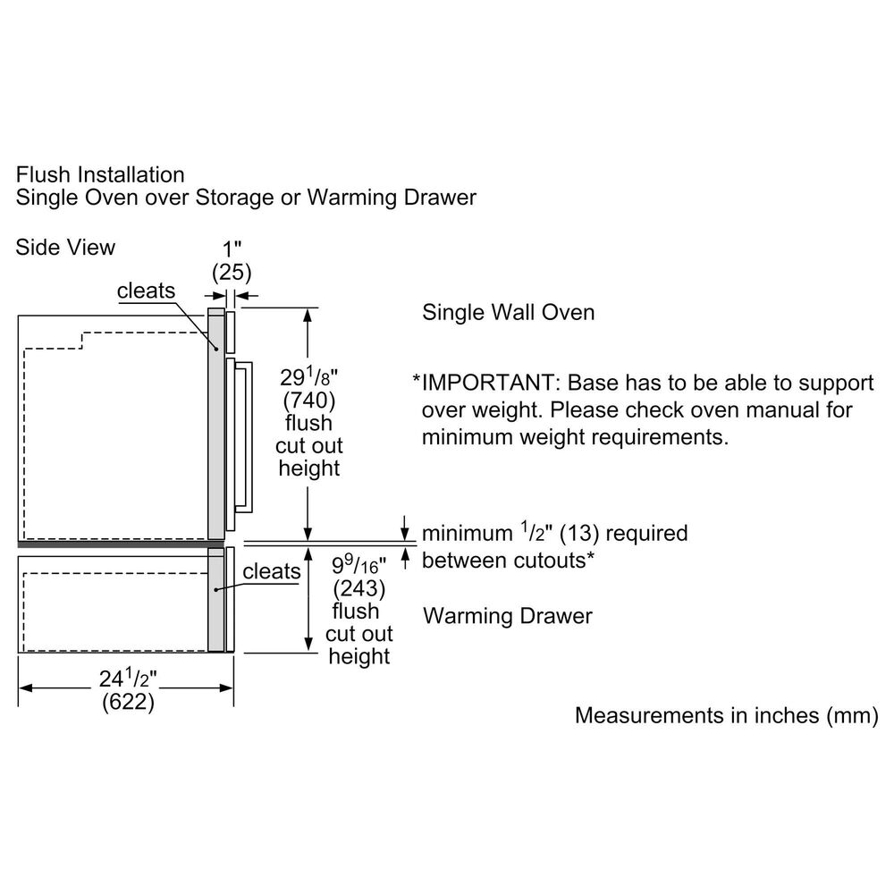 Bosch 500 Series 30&quot; Single Electric Wall Oven in Stainless Steel and Black, , large