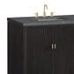 James Martin Vanities Myrrin 72" Double Vanity Carbon Oak with 3 cm Parisien Bleu Quartz Top, , large