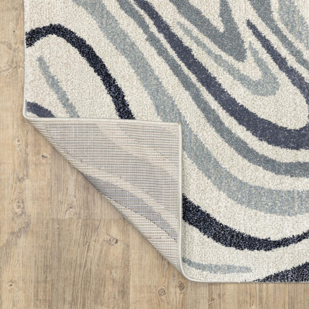 ROW by Oriental Weavers Gemma Blue and Grey 7'10" x 10' Area Rug, , large