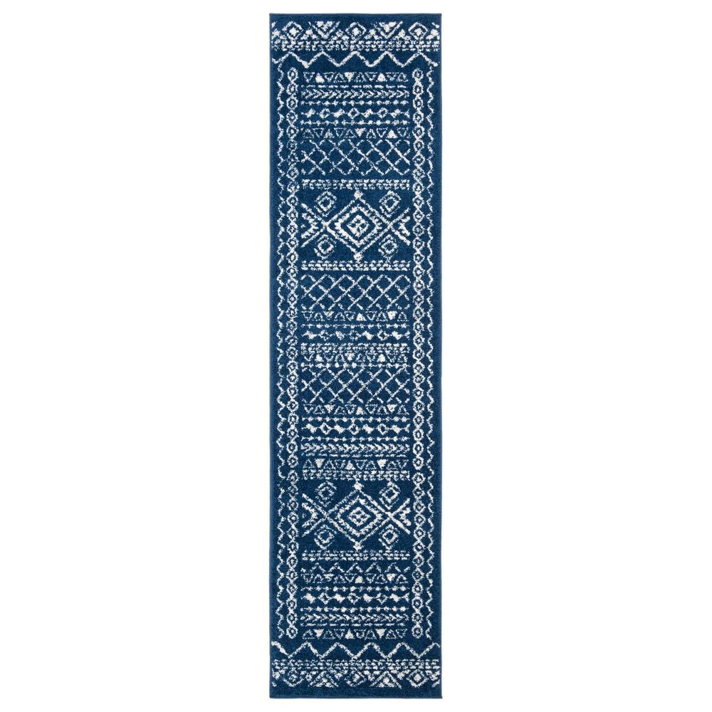 Safavieh Tulum 2" x 21" Dark Blue Runner, , large