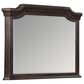 New Heritage Design Lyndhurst Dresser Mirror in Walnut Brown, , large