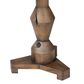 Four Hands Rivi Large End Table in Aged Belgium Bleach, , large
