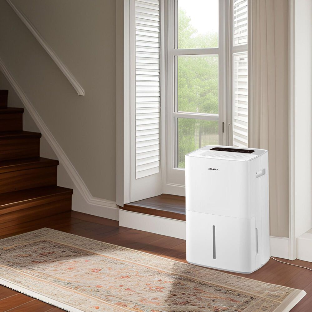 Amana 50-Pint Dehumidifier with Pump in White, , large