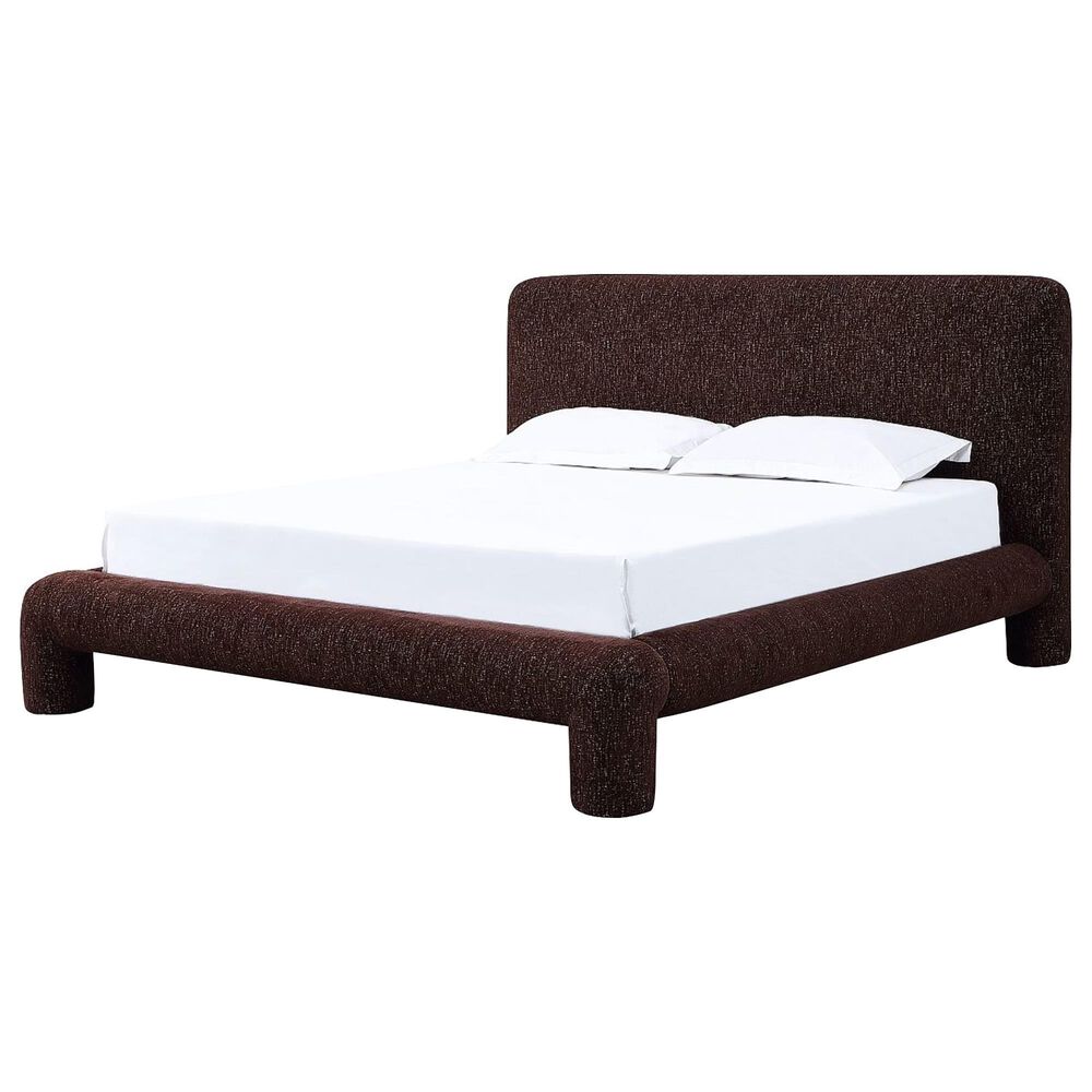 37B Anansi Mocoa Eastern King Upholstered Platform Bedframe in Mongoose, , large
