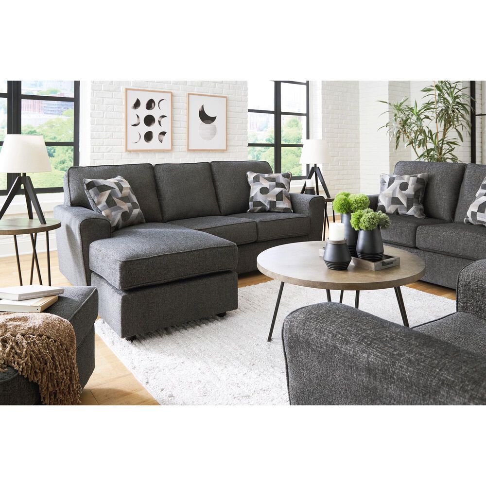 Ashley Cascilla Stationary Sofa Chaise in Slate, , large