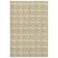 Dalyn Rug Company Soft Essentials Chevron Gold 3" x 5" Area Rug, , large