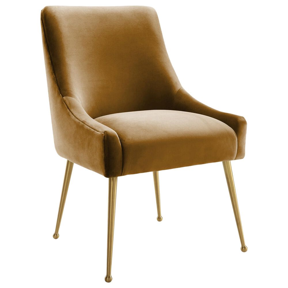 Tov Furniture Beatrix Side Chair in Cognac, , large