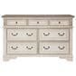 Ashley Realyn 5-Piece Queen Upholstered Bed Set in Chipped White, , large