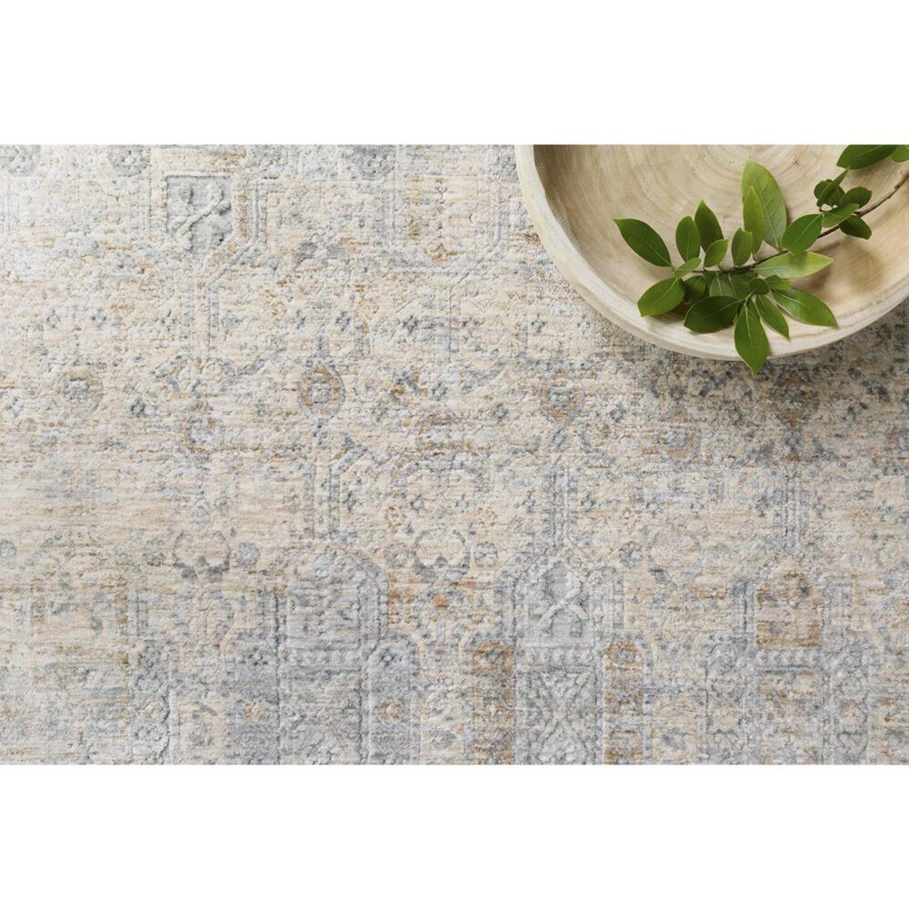 Loloi Pandora PAN-02 2&#39;6&quot; x 16&#39; Ivory and Mist Runner, , large