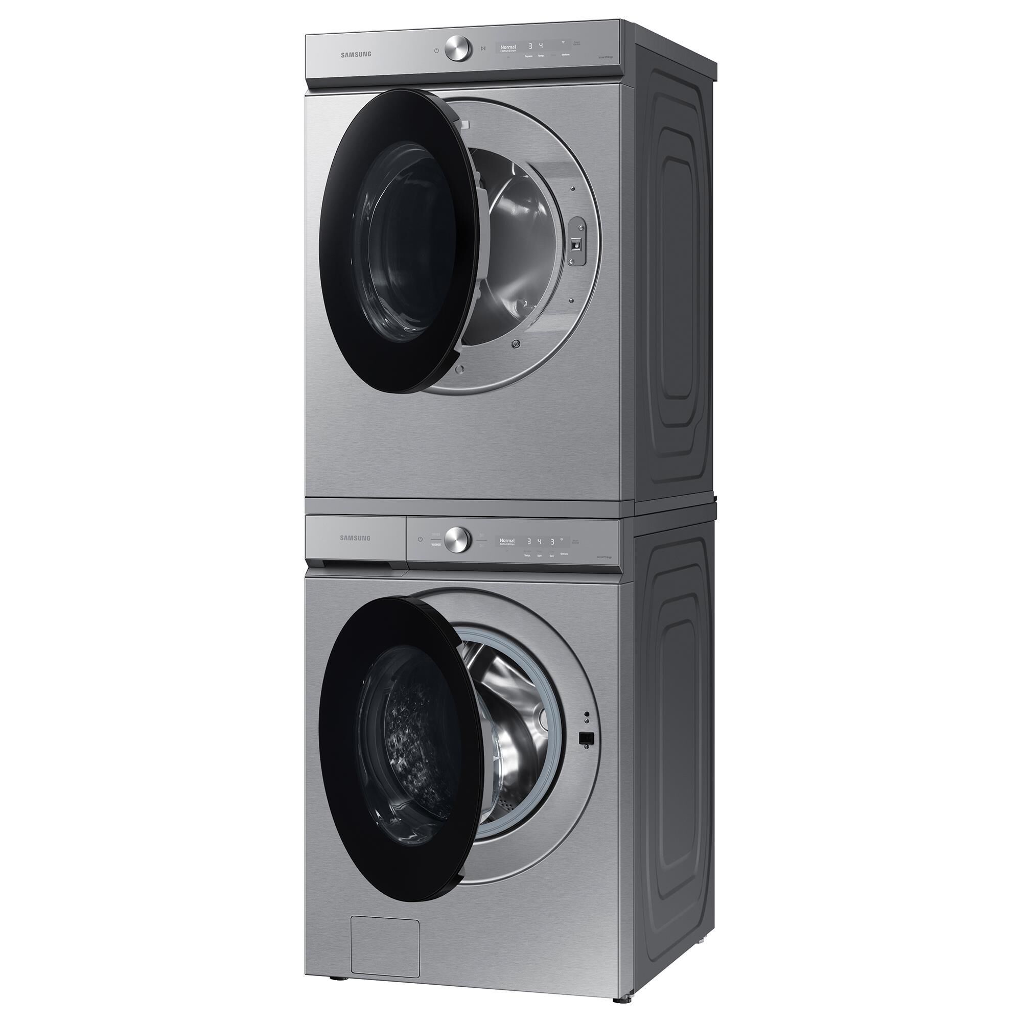 Samsung front load stackable sale washer and dryer set