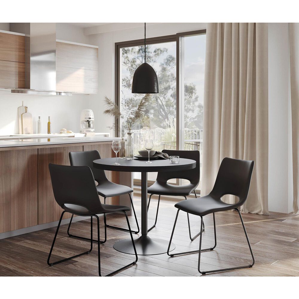 Lumisource Dakota Dining Table in Black - Table Only, , large