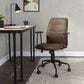 Lumisource Fredrick Office Chair with Espresso Cushion in Black, , large