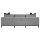 Bernhardt Noel Stationary Sofa in Grey and Blue, , large