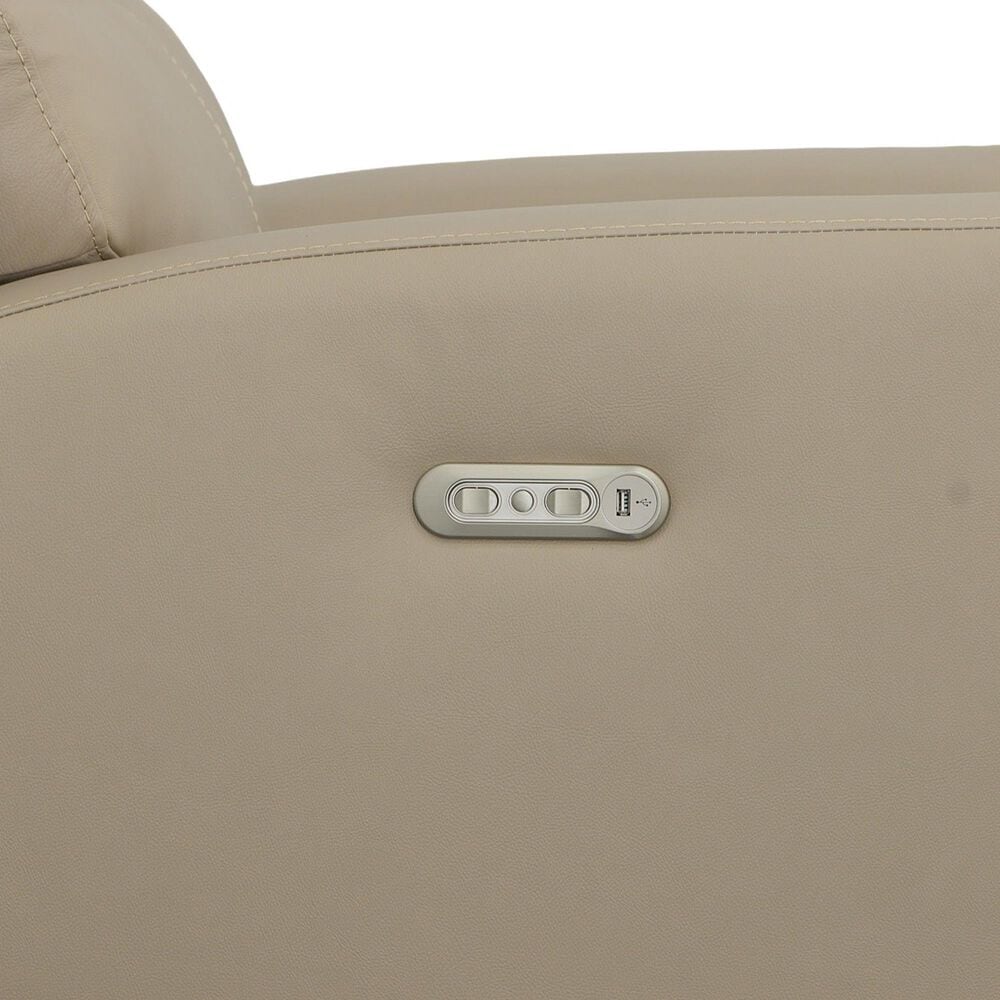 Flexsteel Jarvis Power Recliner with Headrest in Parchment, , large
