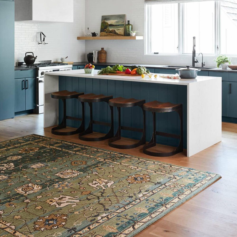 Jaipur Cardamom Ahava Green 12' x 15' Area Rug, , large