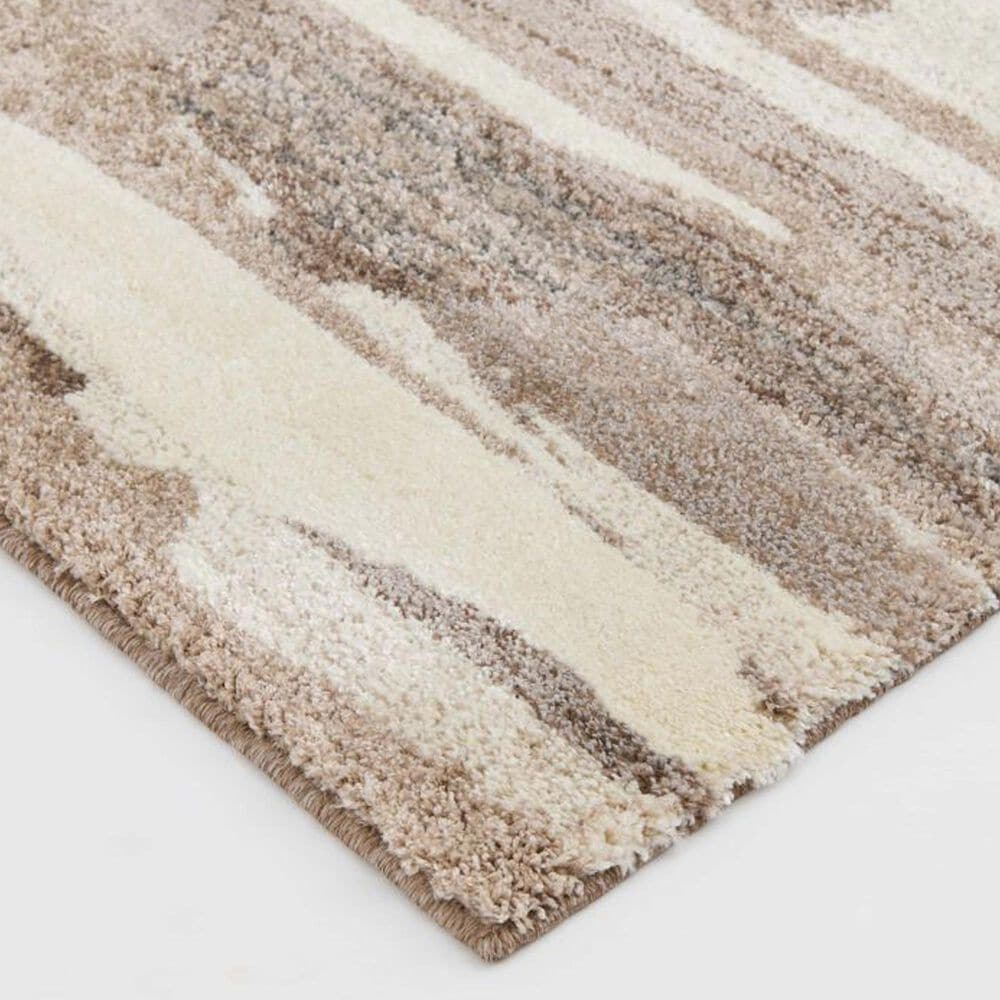 Central Oriental Structures Bryson Buff and Metal 7'10" x 9'10" Area Rug, , large