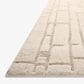 Loloi Octavia 4" x 6" Ivory and Stone Area Rug, , large