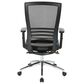 OSP Home Office Chair with Black Cushion with Chrome Finish, , large