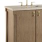 James Martin Kinnsden 72" Double Bathroom Vanity in Weathered Oak with 3 cm Tajnar Eclos Top and Rectangular Sinks, , large