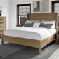 Shannon Hills Davie King Wood Panel Bed in Pale Oak, , large