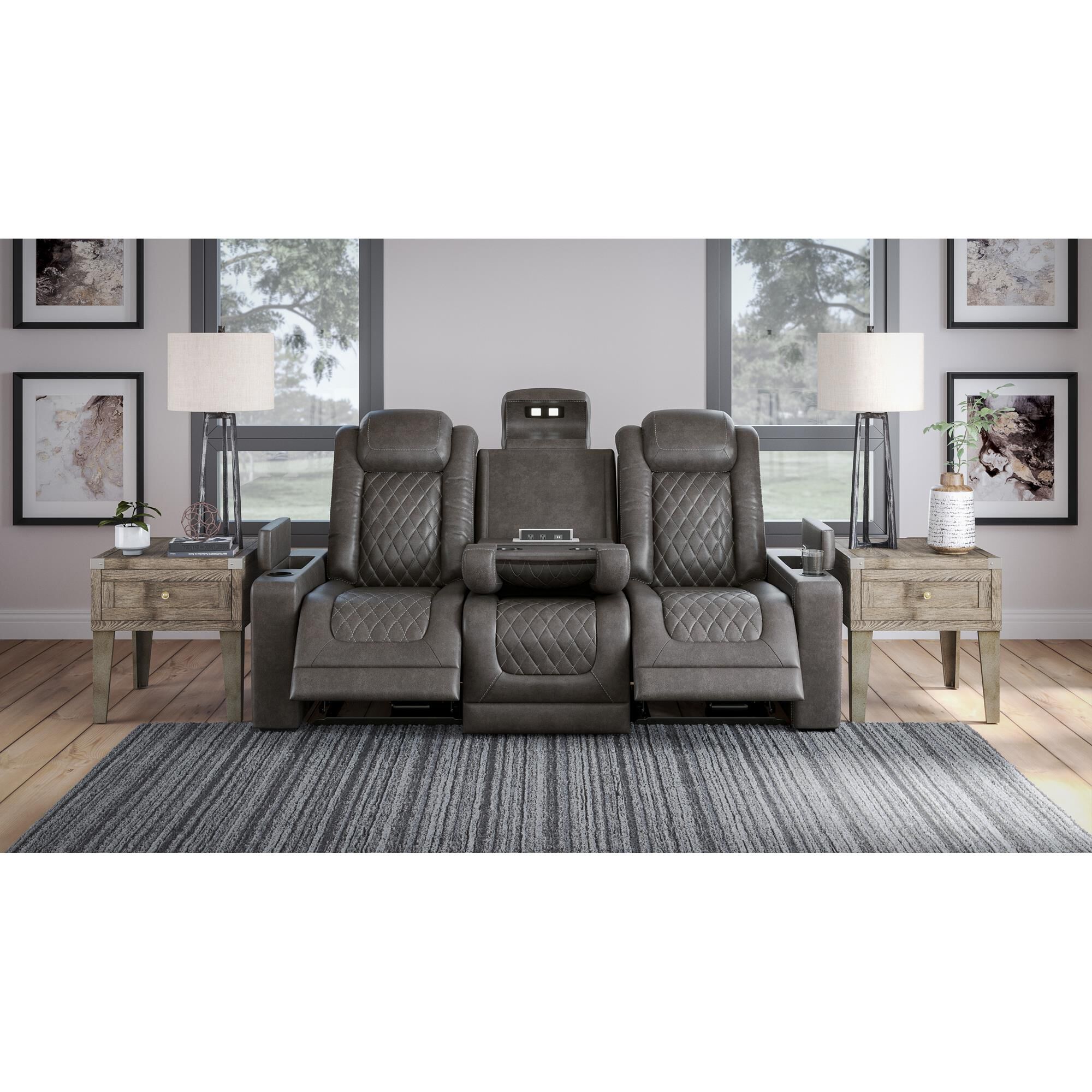 Hyllmont power reclining sofa shop