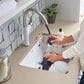 Blanco Liven 25" Dual Mount Laundry Sink in White, , large