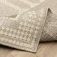 ROW by Oriental Weavers Zarina ZAR08 Beige and Brown 5"3" x 7"3" Indoor/Outdoor Area Rug, , large