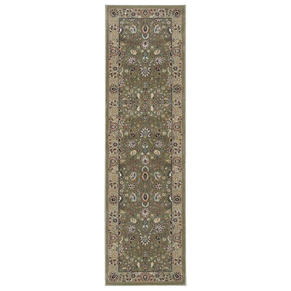 Nourison Antiquities ANT04 K/I 2'2" x 7'6" Sage Runner, , large