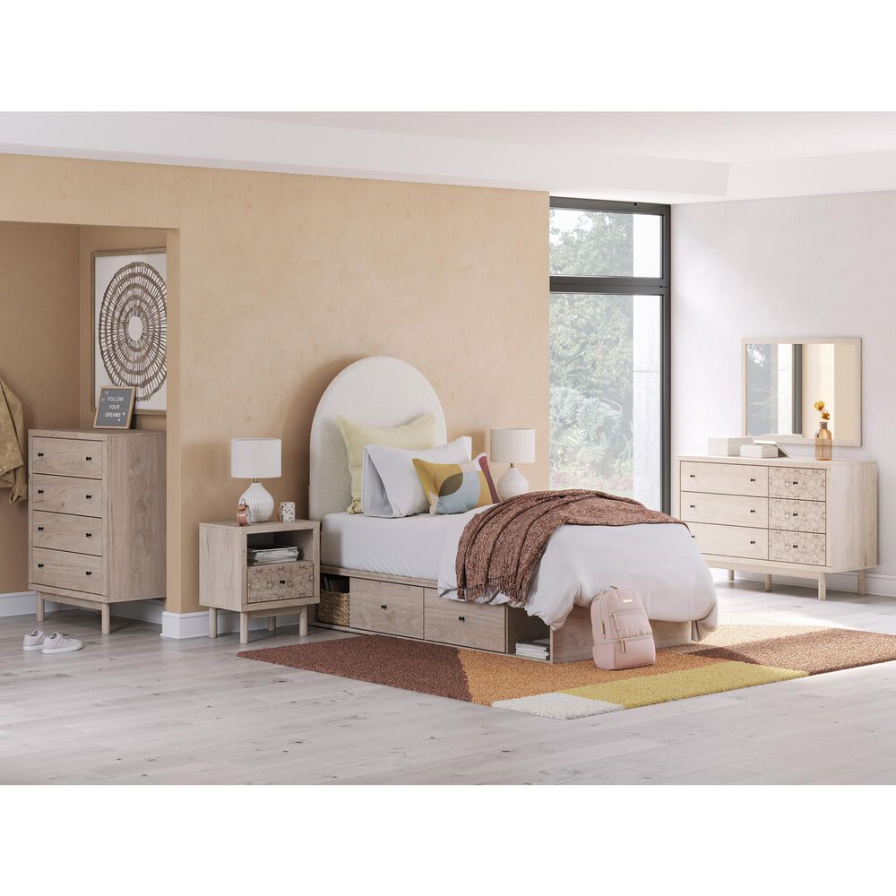 Ashley Arloster 1-Drawer Nightstand in Tan, , large
