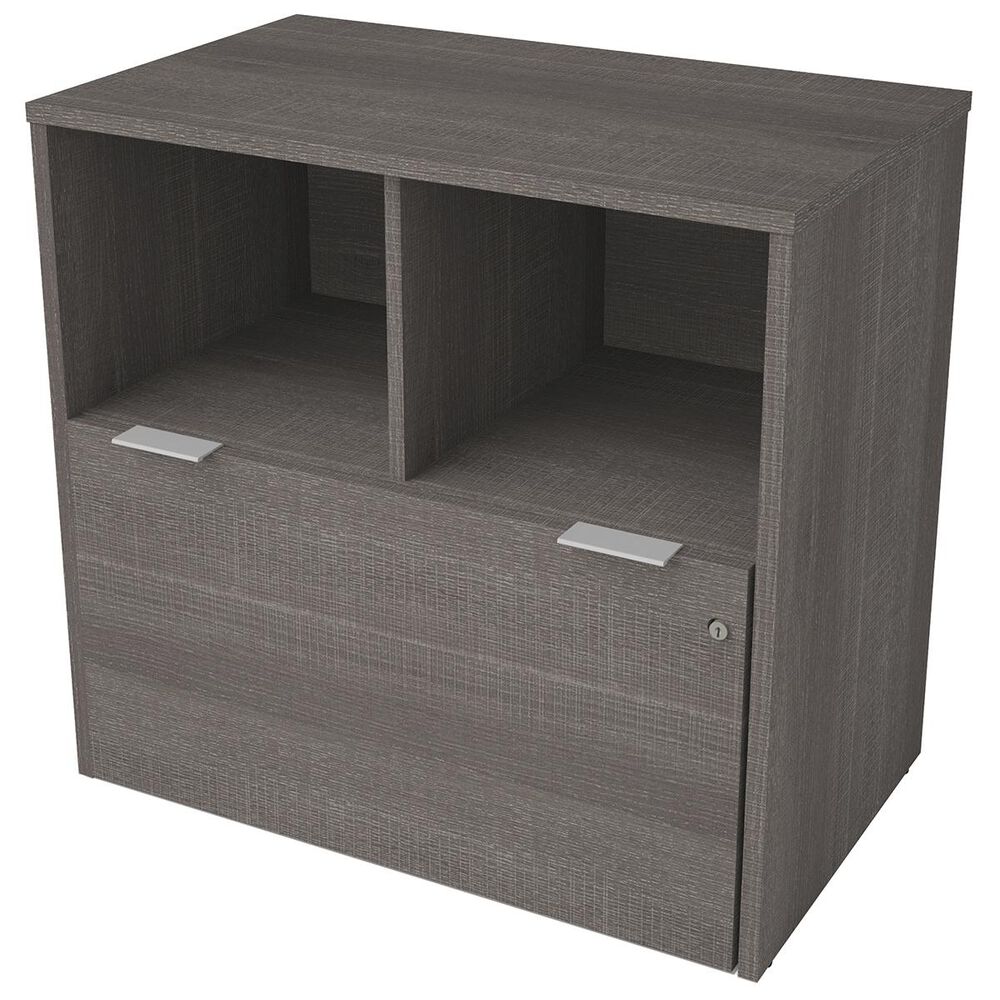 Bestar i3 Plus 1-Drawer Lateral File in Bark Gray, , large
