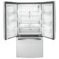 GE Appliances 18.6 Cu. Ft. Counter-Depth French-Door Refrigerator in Fingerprint Resistant Stainless Steel, , large
