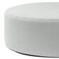 Jaxx Candler Round Ottoman in Silver, , large