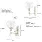 Hunter Xidane 1-Light Wall Sconce in Brushed Nickel, , large