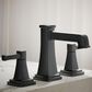 Kohler Riff Widespread Bathroom Sink Faucet in Matte Black, , large