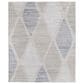 Feizy Elias 2" x 3" Ivory and Blue Area Rug, , large