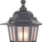 Vaxcel York 1-Light Outdoor Motion Sensor Wall Sconce in Textured Pewter, , large