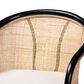 Baxton Studio Miranda Counter Stool in Black and Natural Brown, , large