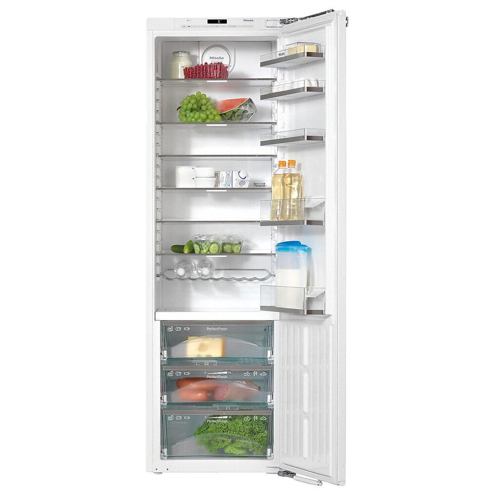 Miele 24" Refrigerator Right Hinge with Bottom Mount Freezer in Stainless Steel, , large