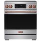 Thor Kitchen Gordon Ramsay 4.8 Cu. Ft. Professional Induction Range with Rose Gold Color Kit Assembly in Stainless Steel, , large