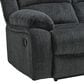 Ashley Draycoll Manual Reclining Sofa and Loveseat Set in Slate, , large