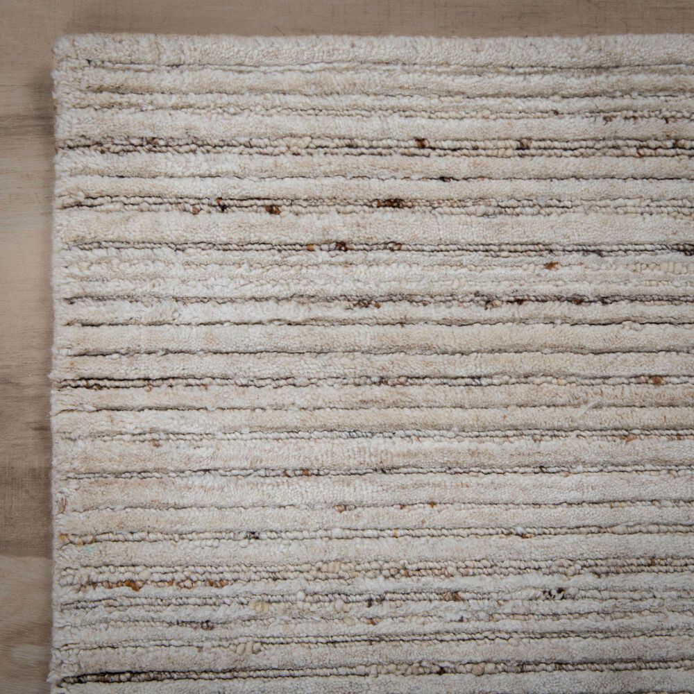 RIZZY Luxe Beige, Ivory and Brown 12' x 15' Area Rug, , large