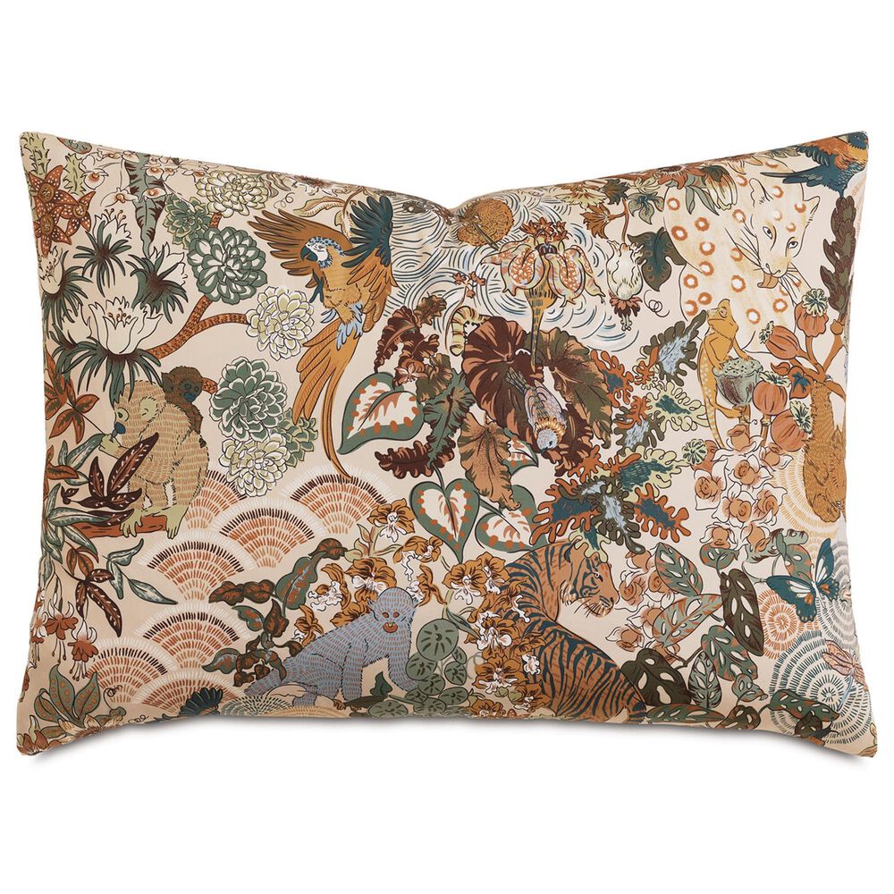 Eastern Accents Gustav Jungle Print King Euro Sham in Ochre, , large