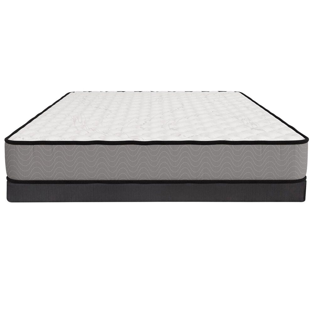 Southerland Quilt 6" Firm Foam King Mattress with Low Profile Box Spring, , large