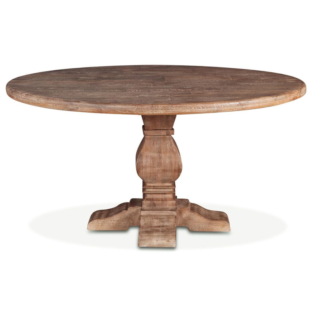 Home Trends &amp; Design San Rafael 60&quot; Round Dining Table in Antique Oak - Table Only, , large