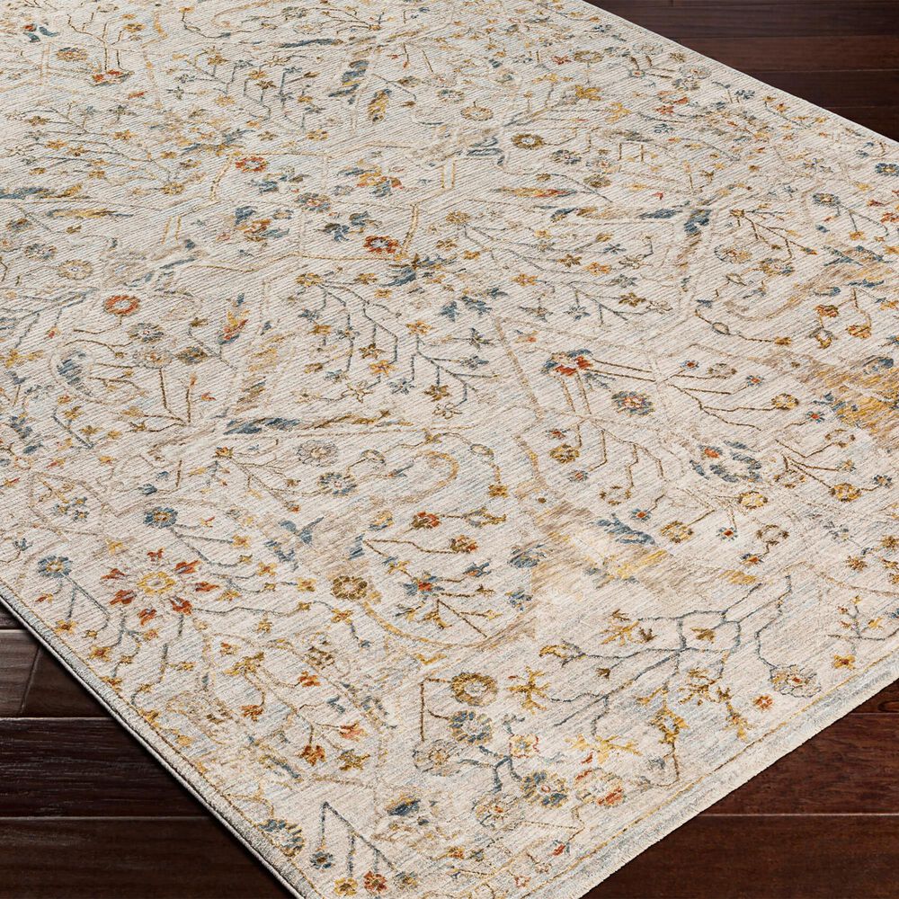 Surya Reina Light Gray, Denim, Cream, Tan, Light Brown, Rust, Mustard and Olive 12' x 15' Area Rug, , large