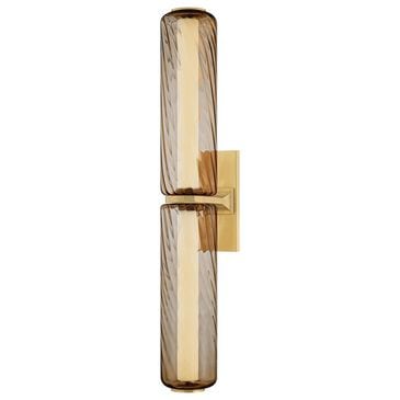 Corbett Lighting Tuscany 2-Light Bath Vanity in Vintage Brass, , large