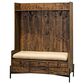 Rustic Root Premier Solana Hall Tree with Drawers in Saddle Brown, , large
