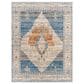 Surya Chicago CHG2303 6"7" Round Slate, Blue, Light Beige, Mustard, Brick Red,Taupe Area Rug, , large