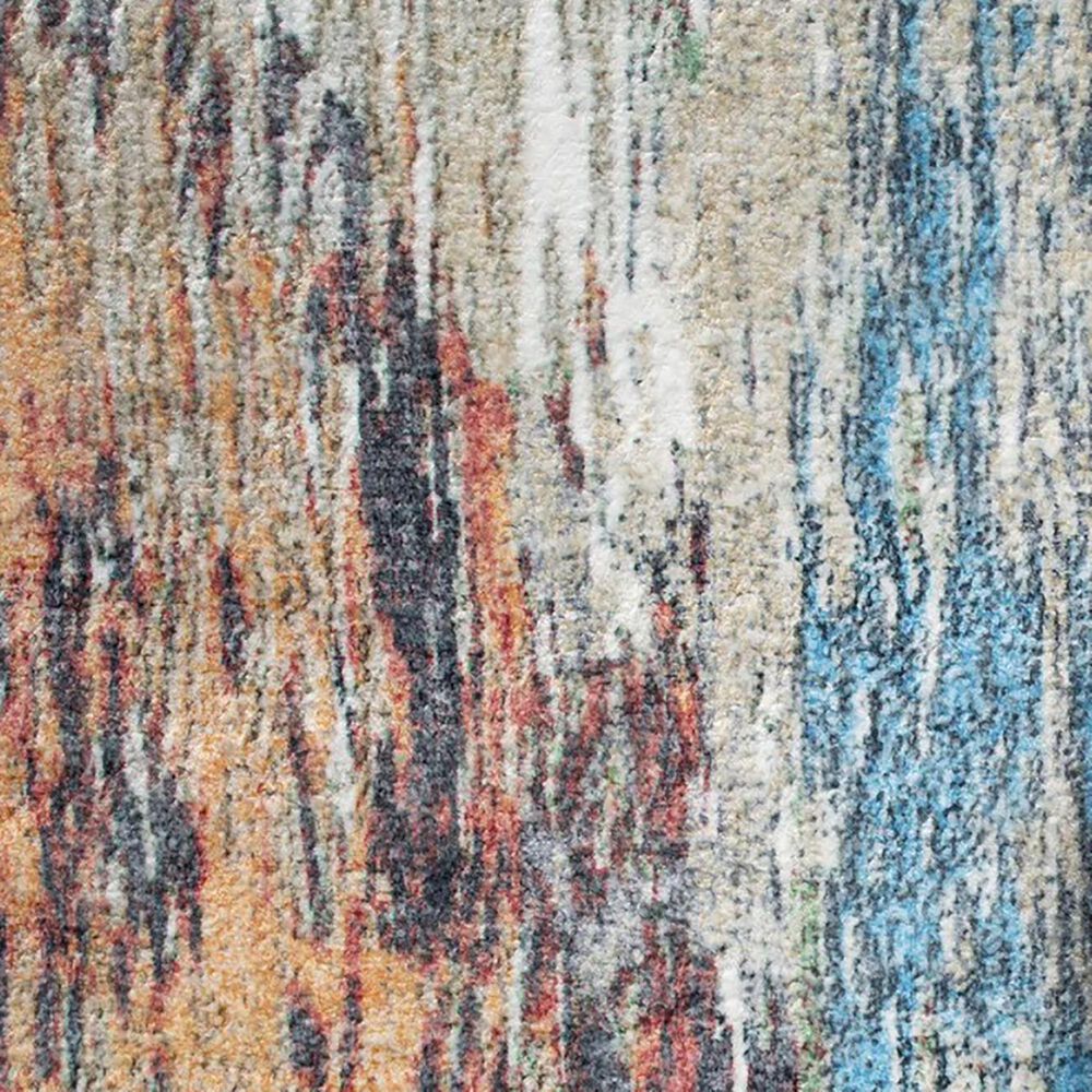 Kas Oriental Rugs Roxy Mirage 2&#39; x 7&#39; Blue and Red Runner, , large